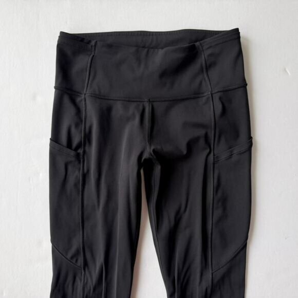 Lululemon Fast & Free Full Length Tight Non-Reflective 28" Black Size 6 Run Gym - Picture 3 of 7